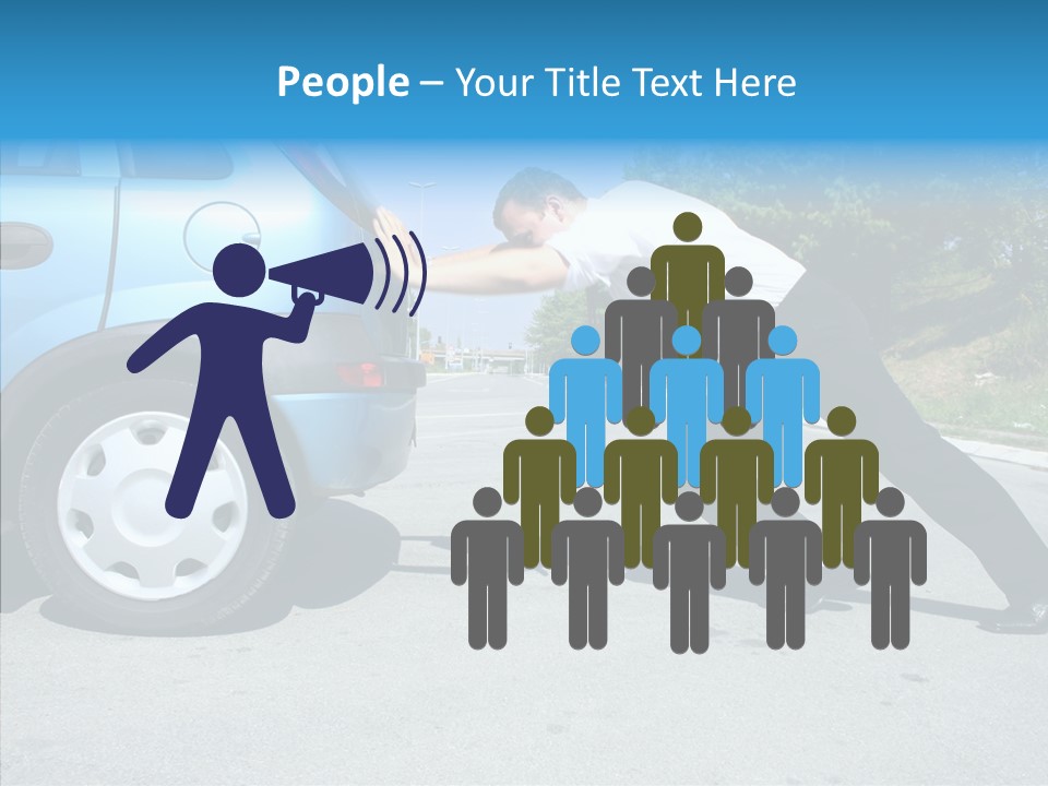 People Hand Hot PowerPoint Template