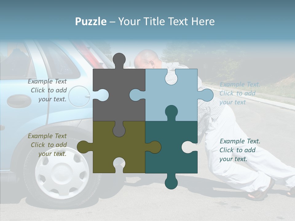Gas Roadside  PowerPoint Template