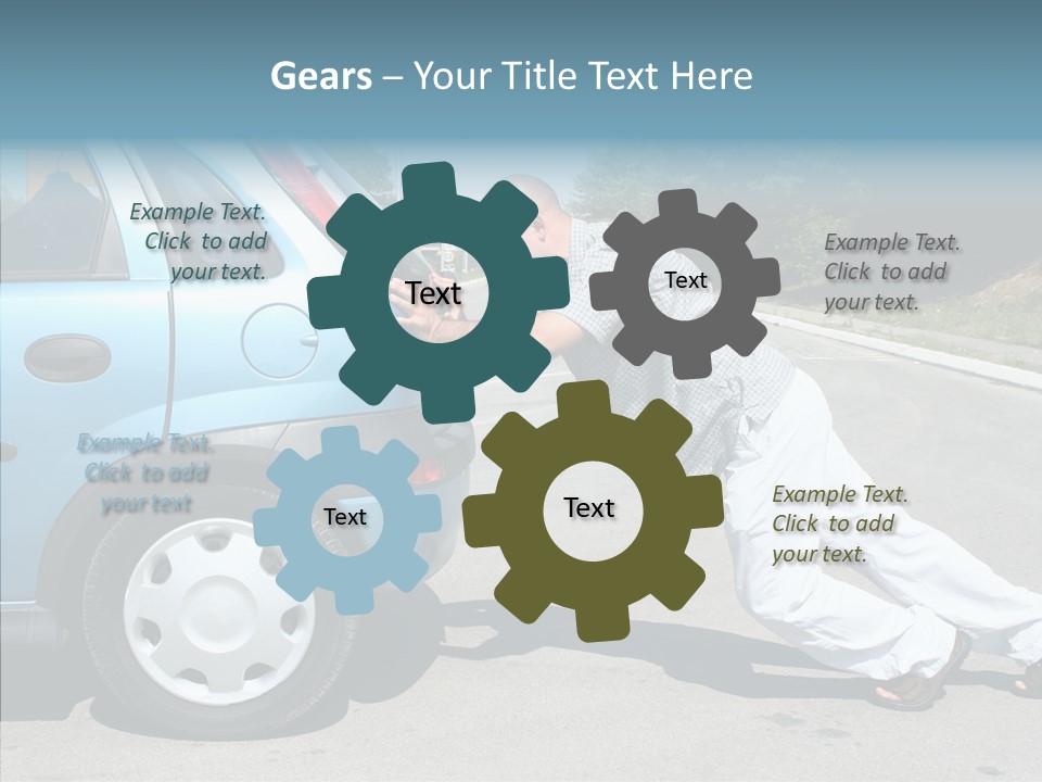 Gas Roadside  PowerPoint Template