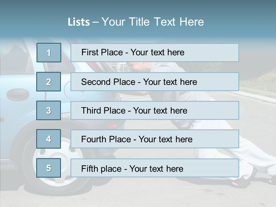 Gas Roadside  PowerPoint Template