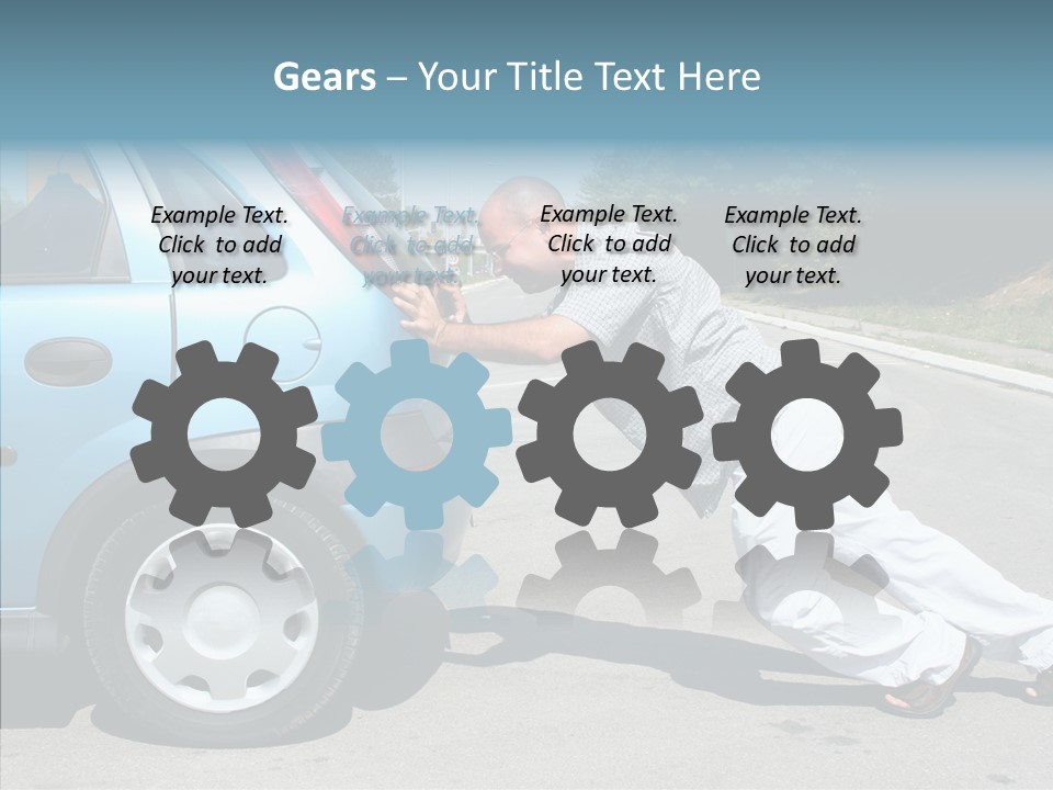 Gas Roadside  PowerPoint Template