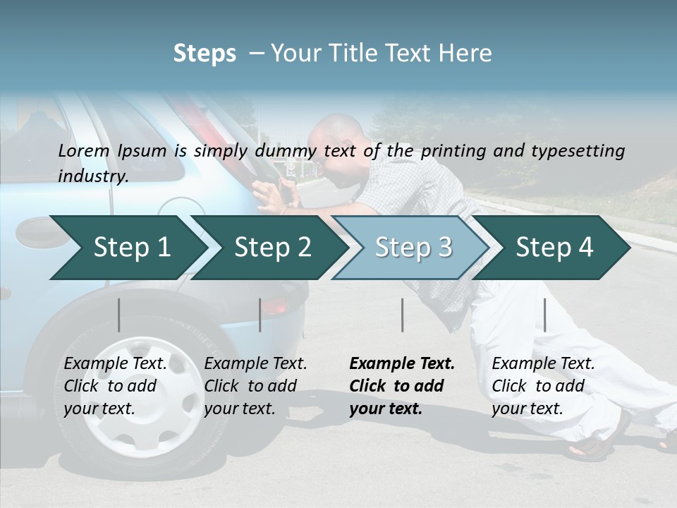 Gas Roadside  PowerPoint Template