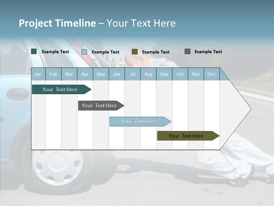 Gas Roadside  PowerPoint Template