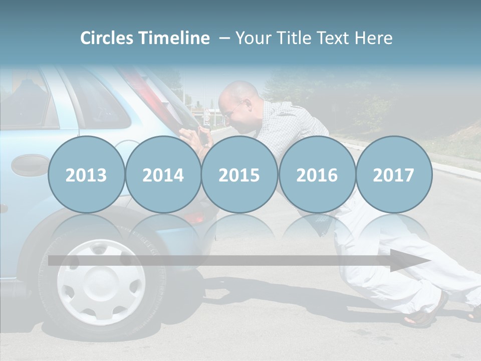 Gas Roadside  PowerPoint Template