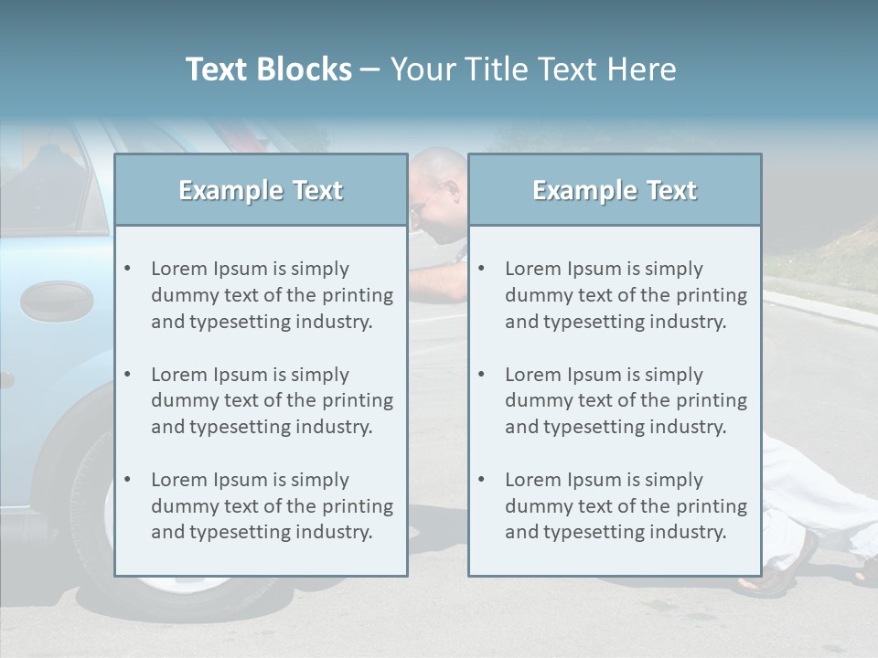 Gas Roadside  PowerPoint Template