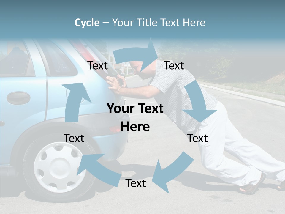 Gas Roadside  PowerPoint Template
