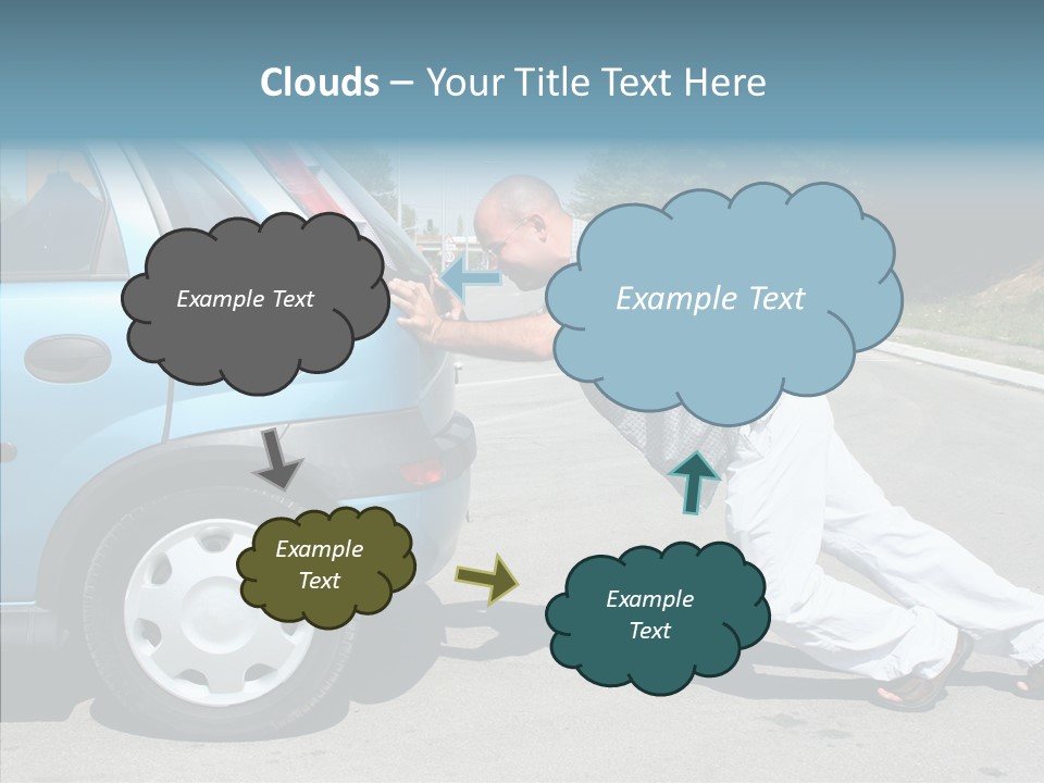 Gas Roadside  PowerPoint Template