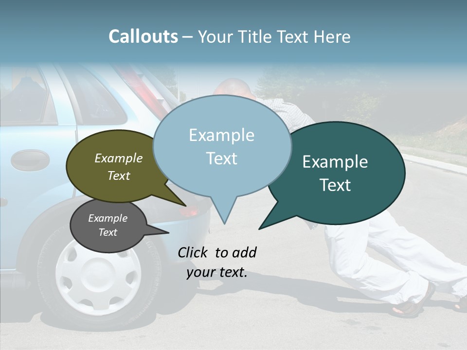 Gas Roadside  PowerPoint Template