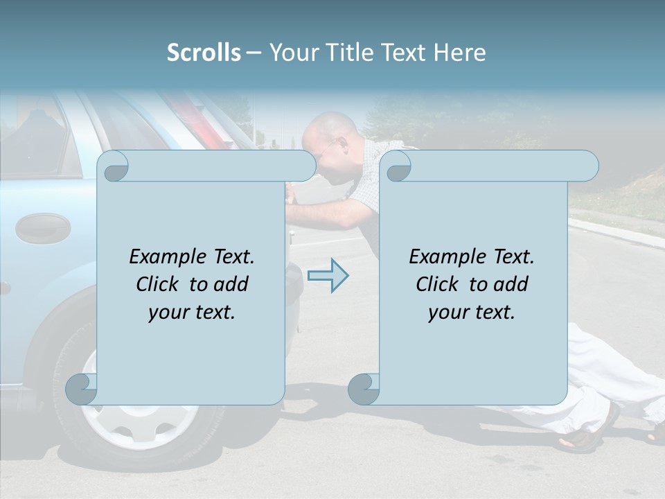 Gas Roadside  PowerPoint Template