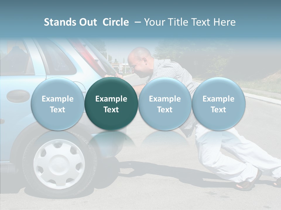 Gas Roadside  PowerPoint Template