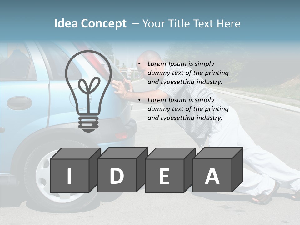 Gas Roadside  PowerPoint Template