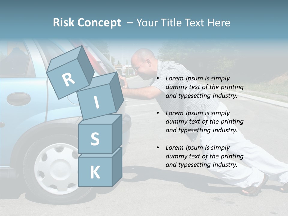 Gas Roadside  PowerPoint Template