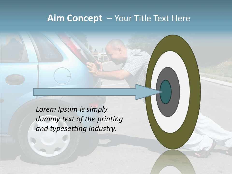 Gas Roadside  PowerPoint Template