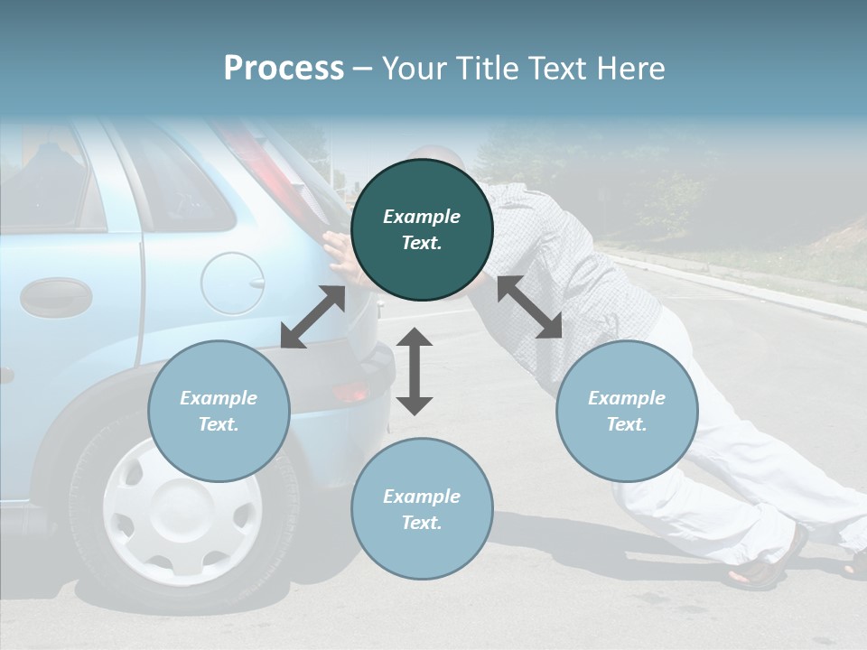 Gas Roadside  PowerPoint Template