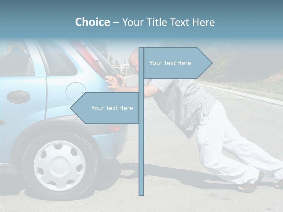 Gas Roadside  PowerPoint Template