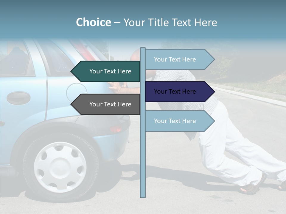 Gas Roadside  PowerPoint Template