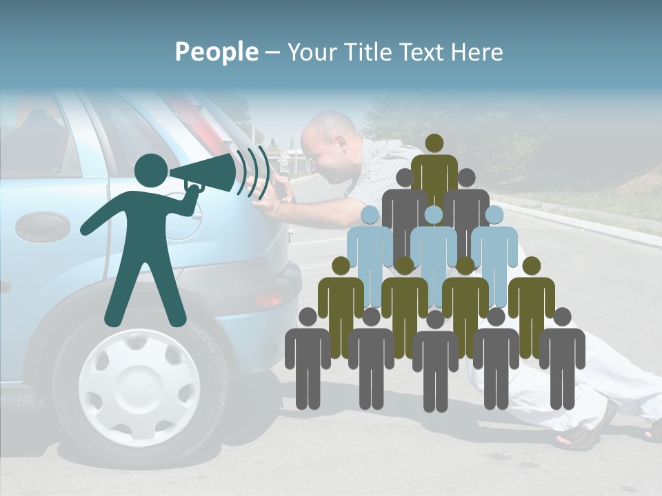 Gas Roadside  PowerPoint Template
