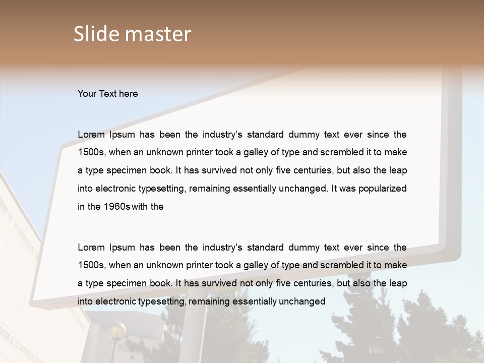 Exhibit Announcement Commercial PowerPoint Template