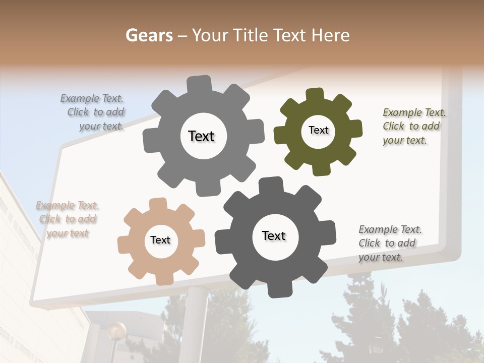 Exhibit Announcement Commercial PowerPoint Template