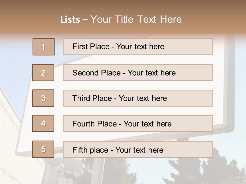 Exhibit Announcement Commercial PowerPoint Template