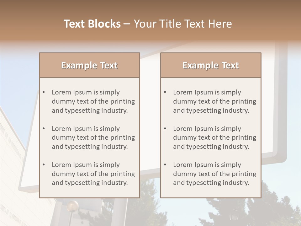 Exhibit Announcement Commercial PowerPoint Template