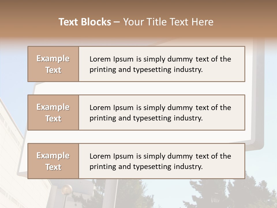 Exhibit Announcement Commercial PowerPoint Template