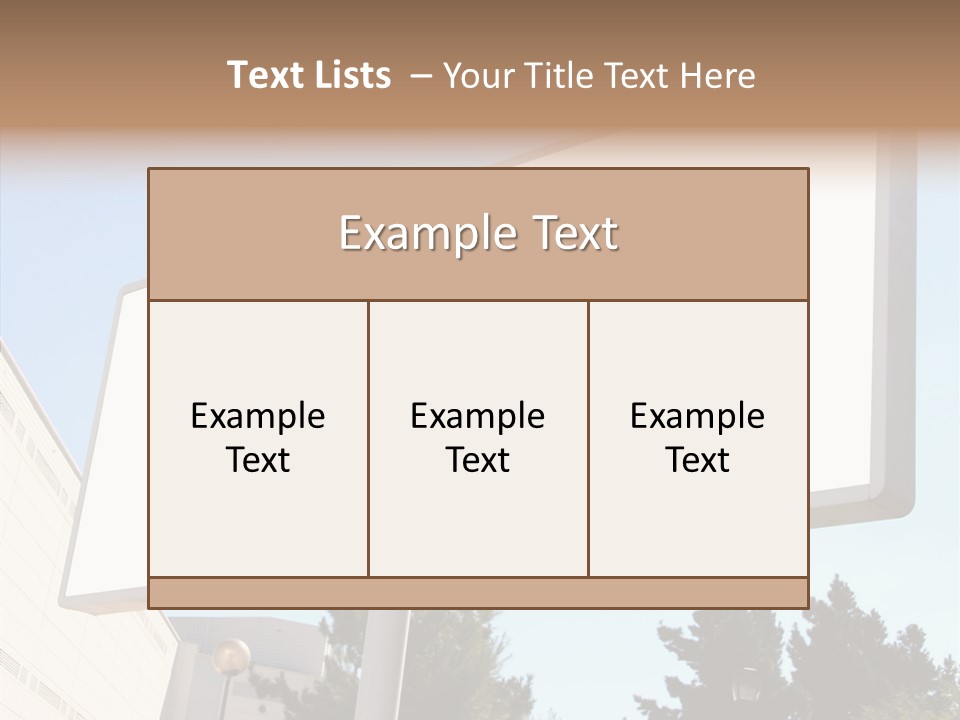 Exhibit Announcement Commercial PowerPoint Template