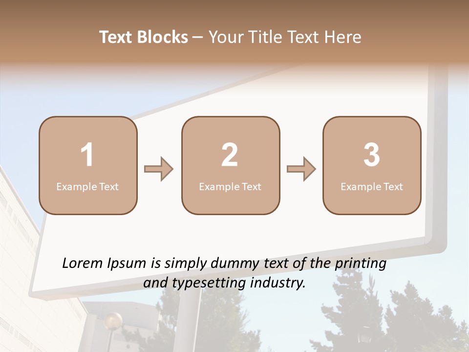 Exhibit Announcement Commercial PowerPoint Template