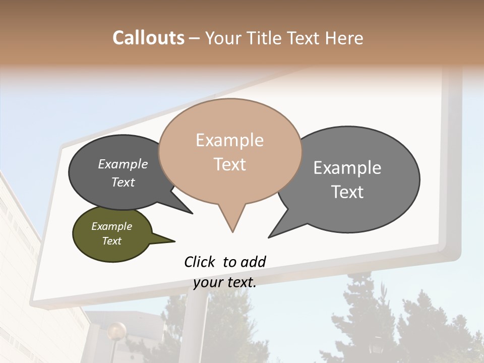 Exhibit Announcement Commercial PowerPoint Template