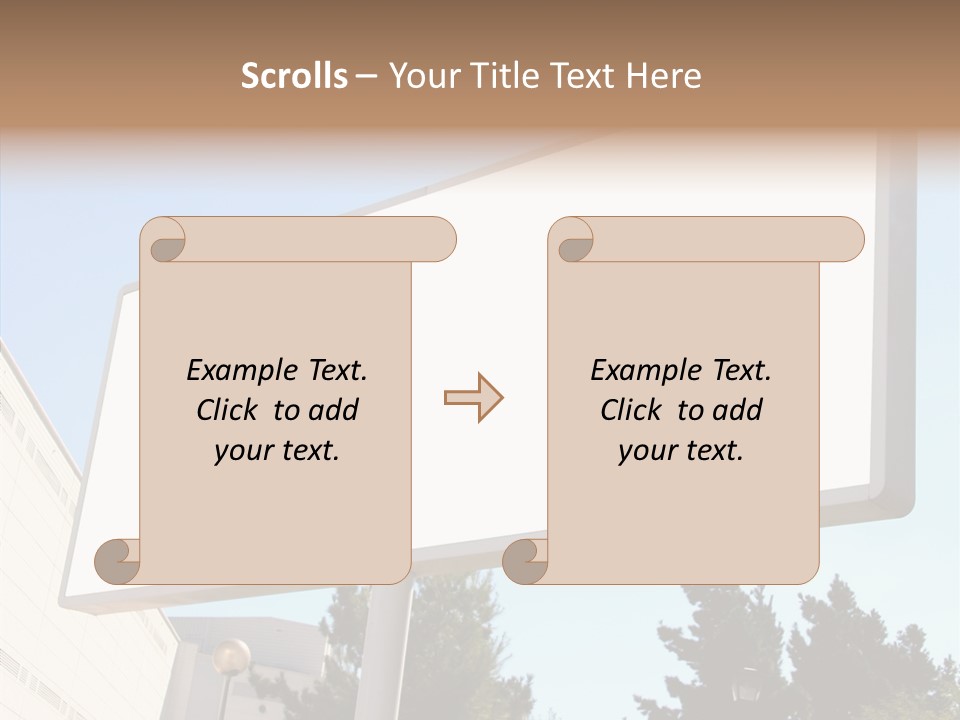 Exhibit Announcement Commercial PowerPoint Template