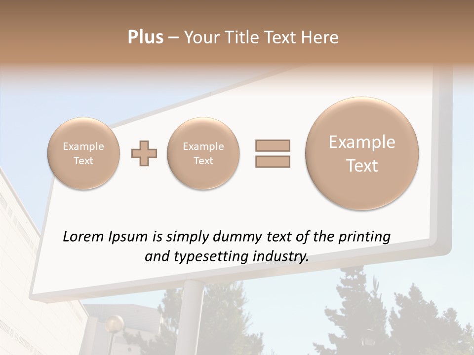 Exhibit Announcement Commercial PowerPoint Template