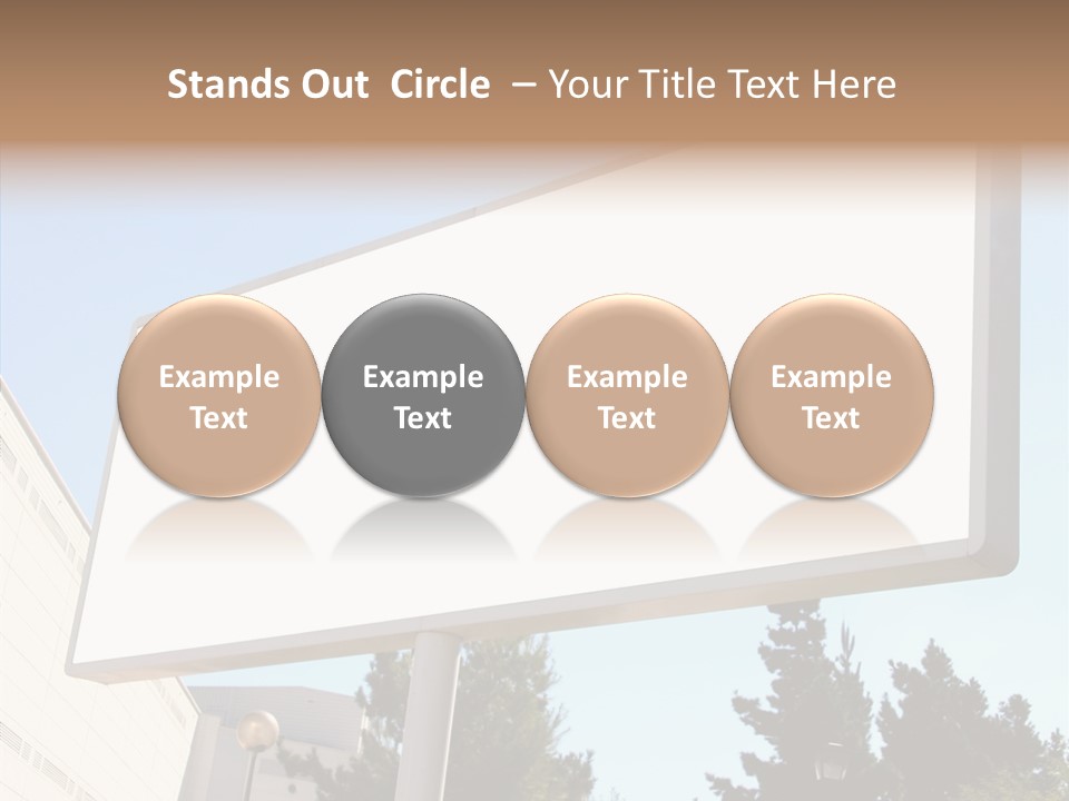 Exhibit Announcement Commercial PowerPoint Template