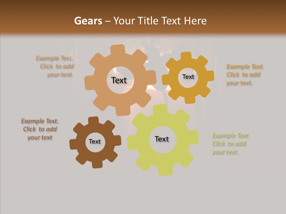 Office Communication Chair PowerPoint Template