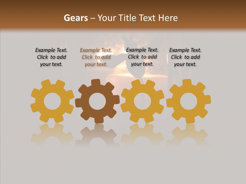 Office Communication Chair PowerPoint Template