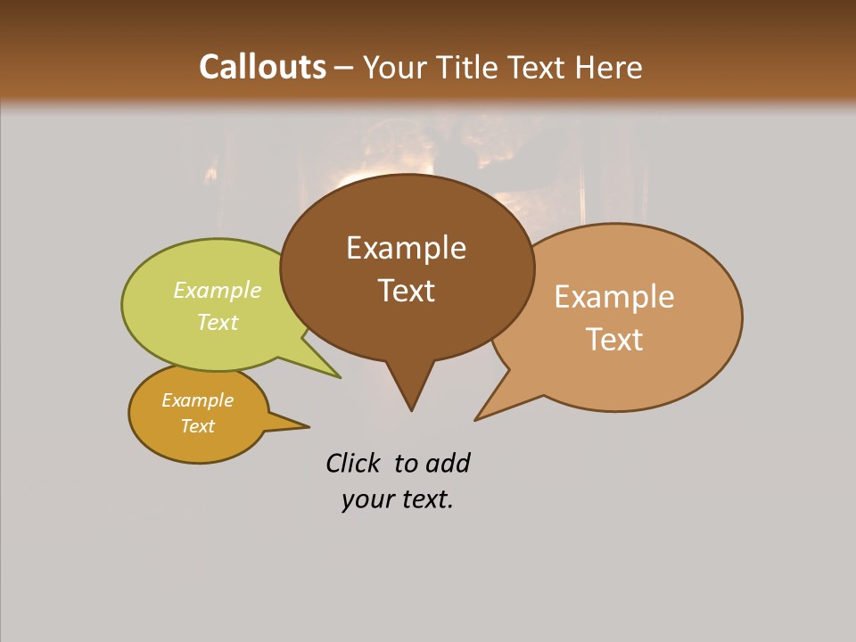 Office Communication Chair PowerPoint Template