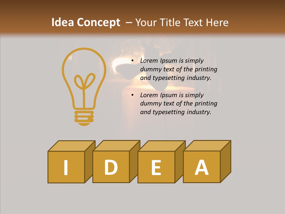 Office Communication Chair PowerPoint Template