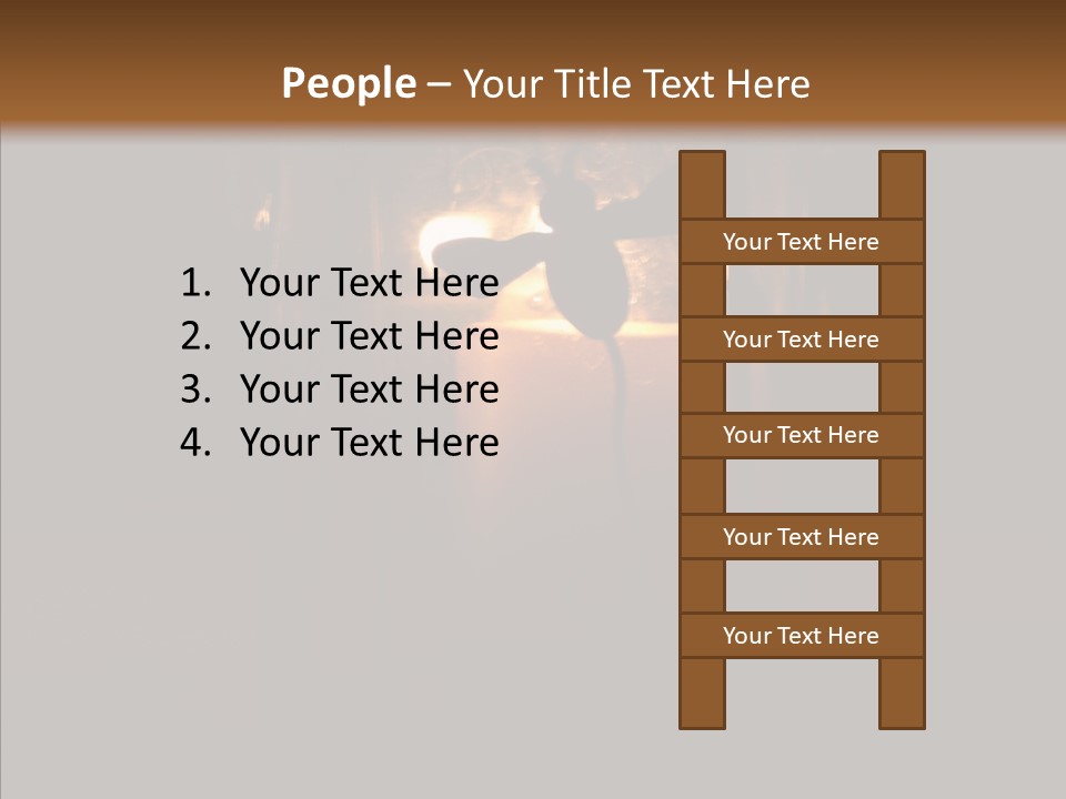 Office Communication Chair PowerPoint Template
