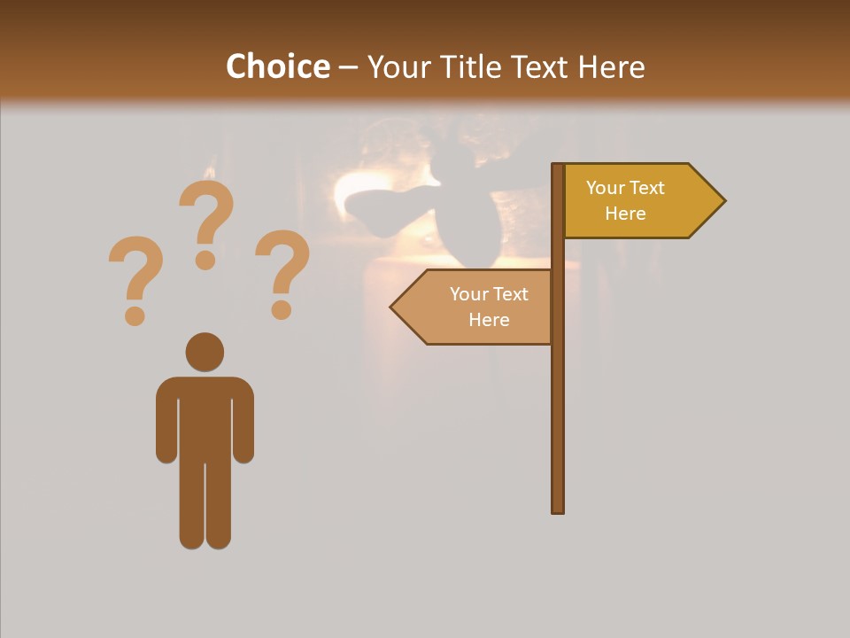 Office Communication Chair PowerPoint Template