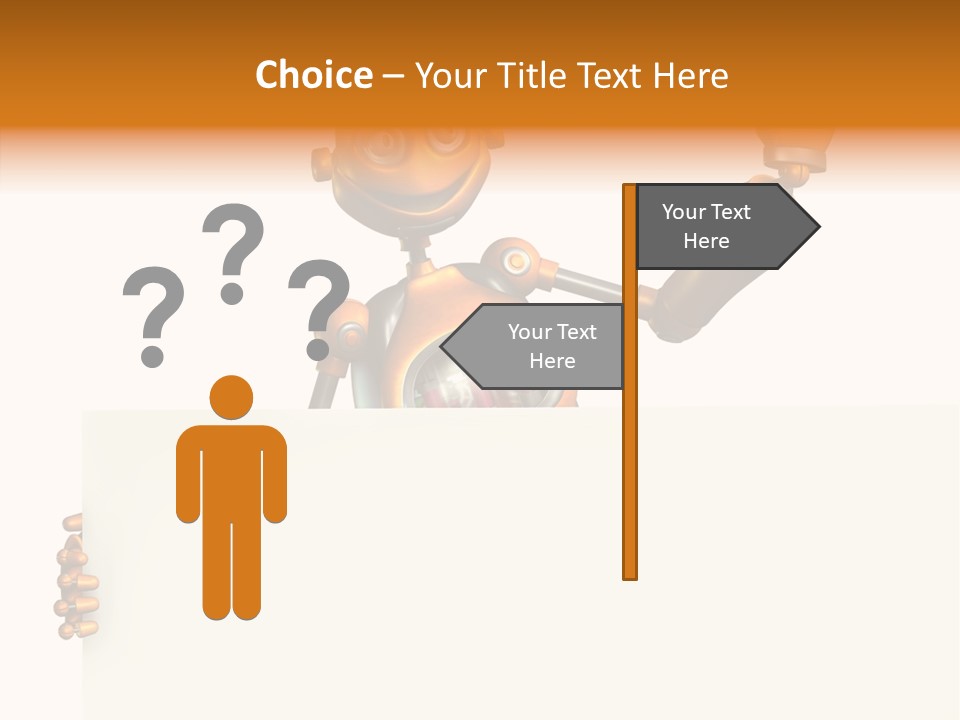 Sign Fun Cartoon PowerPoint Template