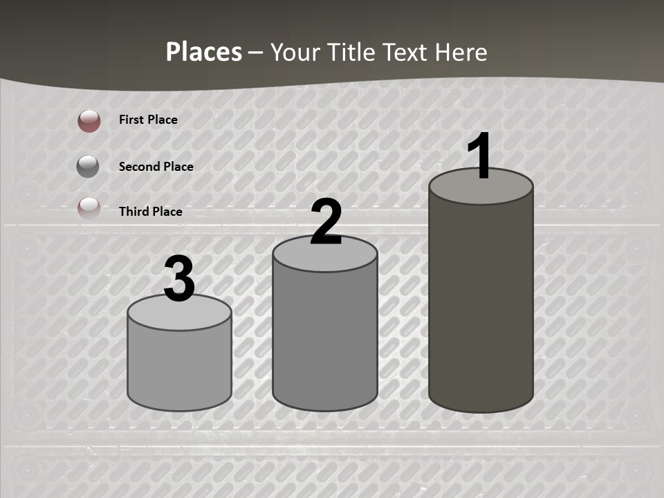 Wall Backgrounds Aluminium PowerPoint Template