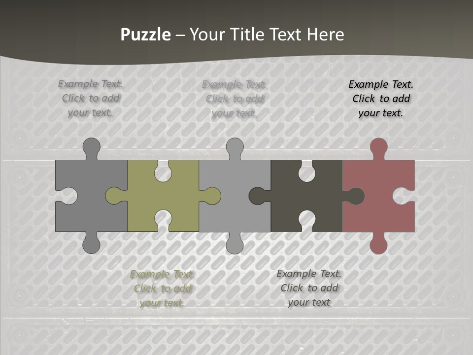 Wall Backgrounds Aluminium PowerPoint Template