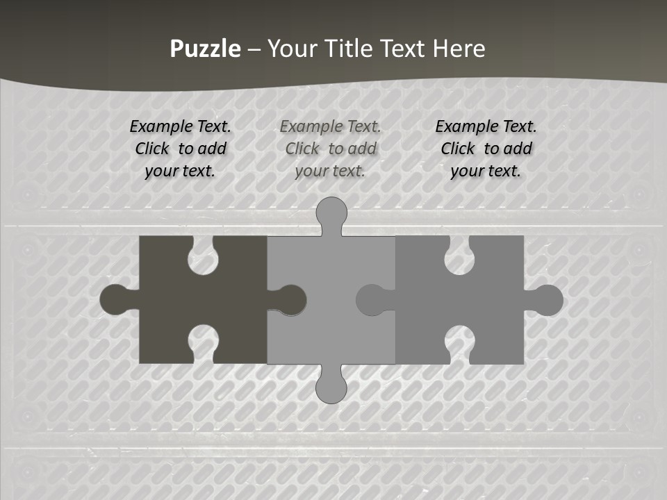 Wall Backgrounds Aluminium PowerPoint Template