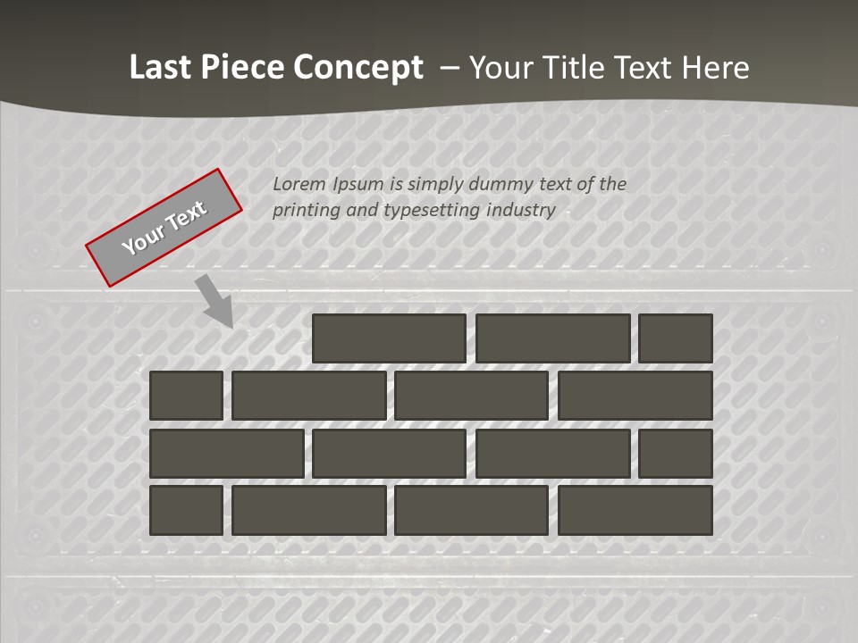 Wall Backgrounds Aluminium PowerPoint Template