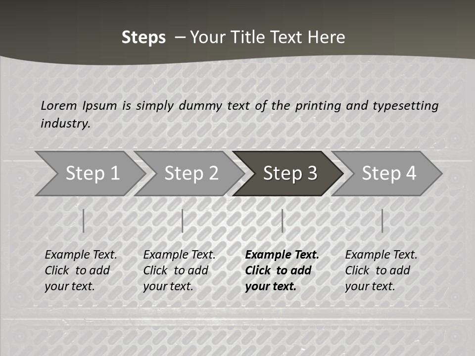 Wall Backgrounds Aluminium PowerPoint Template