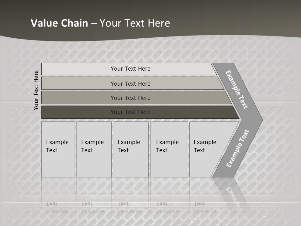 Wall Backgrounds Aluminium PowerPoint Template