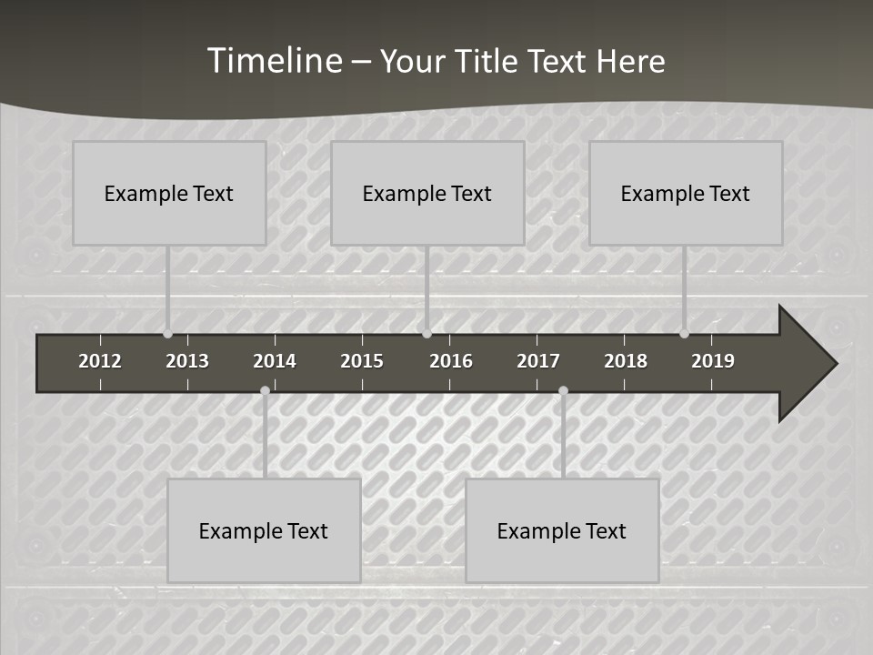 Wall Backgrounds Aluminium PowerPoint Template