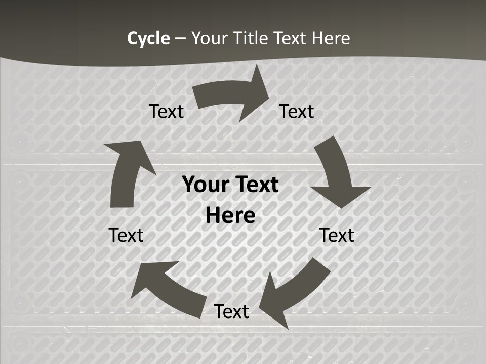 Wall Backgrounds Aluminium PowerPoint Template