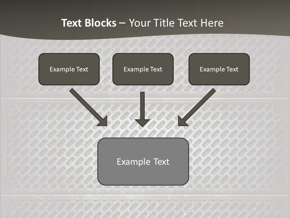Wall Backgrounds Aluminium PowerPoint Template