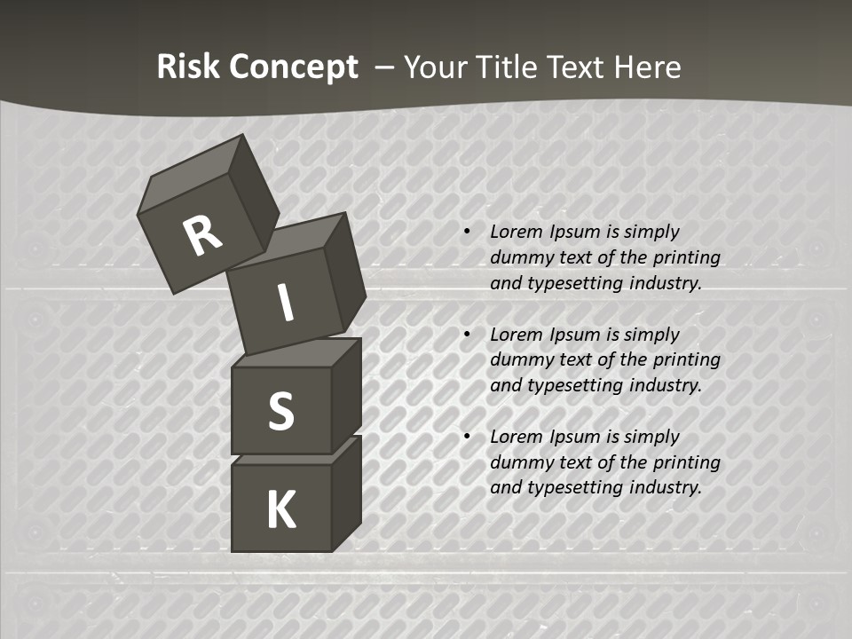 Wall Backgrounds Aluminium PowerPoint Template