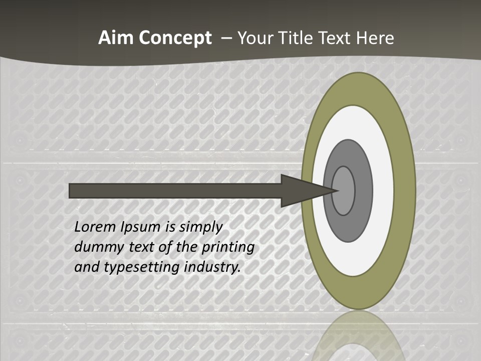 Wall Backgrounds Aluminium PowerPoint Template